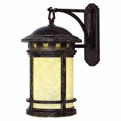 Best Sale ❤️ 13 - 18 In. Yosemite Home Decor Sahara FL1025DN Outdoor Wall Light ⭐