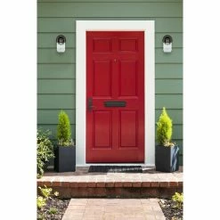 Discount 🥰 7 - 12 In. Design House Jelly Jar Indoor/Outdoor Wall Light 👍 -Trans Globe Shop scaleDHIC773