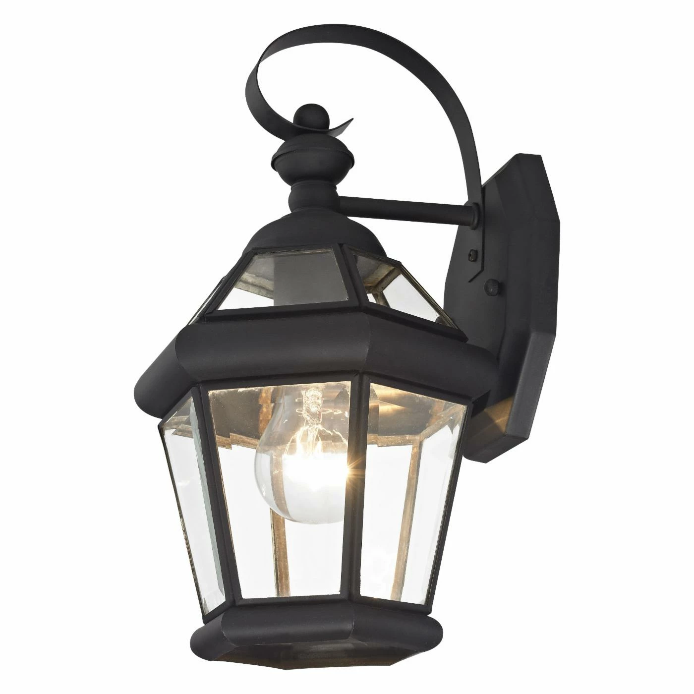 Wholesale ๐ Livex Lighting 7 - 12 In. Livex Georgetown 2061-04 Outdoor Wall Lantern - 12H In. Black โ 7 Wholesale ๐ Livex Lighting 7 - 12 In. Livex Georgetown 2061-04 Outdoor Wall Lantern - 12H In. Black โ - Image 5