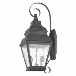 Coupon ⭐ Livex Lighting 19 - 24 In. Livex Exeter 2602-61 2-Light Outdoor Wall Lantern In Charcoal ❤️ 12 Coupon ⭐ Livex Lighting 19 - 24 In. Livex Exeter 2602-61 2-Light Outdoor Wall Lantern In Charcoal ❤️ -Trans Globe Shop scaleLXL1576