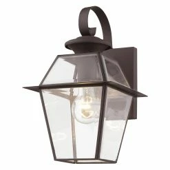 Budget 🛒 Livex Lighting 7 - 12 In. Livex Westover 2181 Outdoor Wall Lantern 🎁 12 Budget 🛒 Livex Lighting 7 - 12 In. Livex Westover 2181 Outdoor Wall Lantern 🎁 -Trans Globe Shop scaleLXL2167