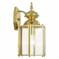 Promo 🛒 Livex Lighting 13 - 18 In. Livex Outdoor Basics 2007 Wall Lantern 13H In. 💯 -Trans Globe Shop scaleLXL224