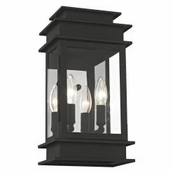 Best Pirce 🎁 13 - 18 In. Livex Lighting Princeton 2014 Outdoor Wall Lantern ❤️ -Trans Globe Shop scaleLXL3006