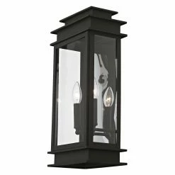 Best Sale ✨ 19 - 24 In. Livex Lighting Princeton 2018 Outdoor Wall Lantern 👍 -Trans Globe Shop scaleLXL3008