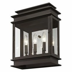 Top 10 ⭐ 13 - 18 In. Livex Lighting Princeton 20204 Outdoor Wall Lantern ⭐ -Trans Globe Shop scaleLXL3010