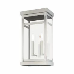 Outlet 🤩 13 - 18 In. Livex Lighting Hopewell 20704 2 Light Outdoor Wall Lantern ⌛ -Trans Globe Shop scaleLXL3264