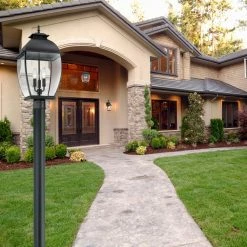 New 🌟 19 - 24 In. Quoizel Bain BAN84 Outdoor Fixture 🌟 -Trans Globe Shop scaleQUO1783